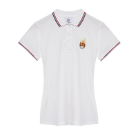 Women's Squirrel Logo Polo Shirts – product view 12, Queens golf apparel by Queens Country Club