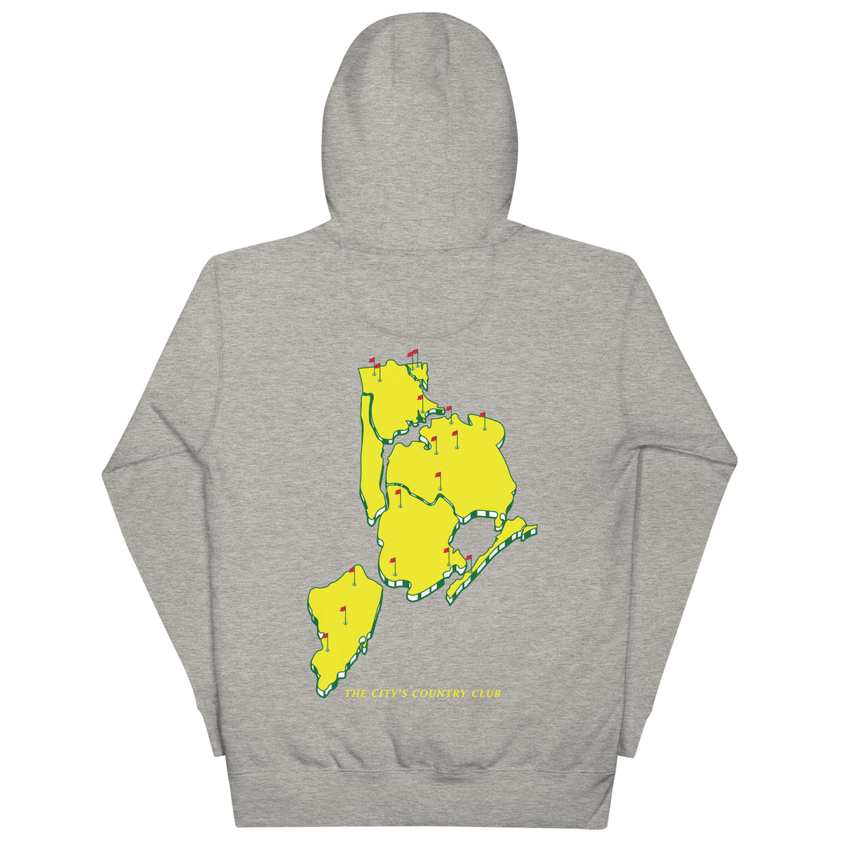 MASTERS Hoodie Grey & White - Order Online Now ! – Queens Country Club