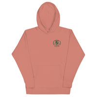 Queens UNISPHERE GOLF BALL LOGO HOODIE DUSTY ROSE