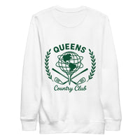 Queens Unisphere Golf Ball Tee Sweatshirts White Back