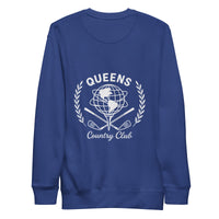 Queens Unisphere Golf Ball Tee Sweatshirts Blue Back