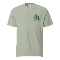t-shirt with 'Queens Country Club' logo on the front and back. Queens Unisphere Golf Tee