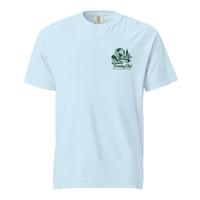 t-shirt with 'Queens Country Club' logo on the front and back. Queens Unisphere Golf Tee