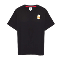 QCC T-shirt featuring squirrel and golf ball embroidery on chest | Queens Country Club