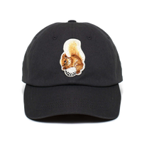 Daddy Hat with Squirrel Patch – product view 1, Queens golf apparel by Queens Country Club