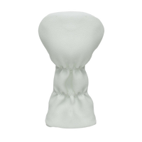 White golf driver headcover featuring a vertical green "Queens Country Club" street sign–style patch and embroidered text reading "The People’s Country…
