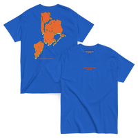 Queens Country Club. Queens Country Club T-shirt featuring minimalist front text 'Queens Country Club New York' and bold back graphic of NYC borough…