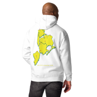 hoodie with green 'Queens Country Club New York' text on front Minimalist NYC golf streetwear inspired by borough pride and classic athletic…