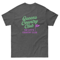 Queens CC “City’s Country Club” Tee – product view 12, Queens golf apparel by Queens Country Club