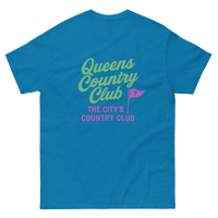 Queens CC “City’s Country Club” Tee – product view 14, Queens golf apparel by Queens Country Club
