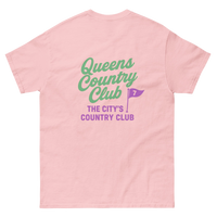 Queens CC “City’s Country Club” Tee – product view 22, Queens golf apparel by Queens Country Club