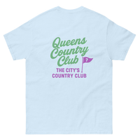 Queens CC “City’s Country Club” Tee – product view 26, Queens golf apparel by Queens Country Club