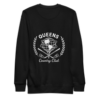 Queens Unisphere Golf Ball Tee Sweatshirts Black Back | Queens Country Club