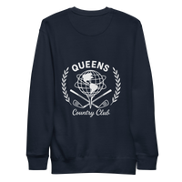Queens Unisphere Golf Ball Tee Sweatshirts Navy | Queens Country Club