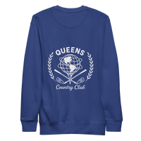 Queens Unisphere Golf Ball Tee Sweatshirts Blue Back | Queens Country Club