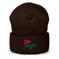 No. 7 & QCC Beanie in Brown | Queens Country Club
