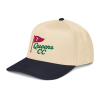 QCC NO. 7 Golf Cap in Navy Brim | Queens Country Club