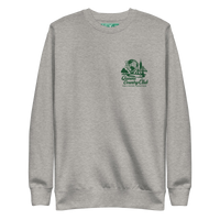 Queens Unisphere Golf Sweatshirt - light colors in Carbon Grey — front view | Queens Country Club