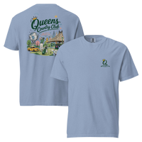 Queens Country Club Cityscape Tee — back view | Queens Country Club