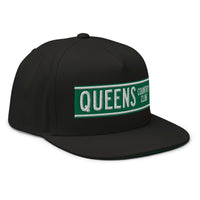 Queens CC Street Sign Flat Bill Cap - Queens Country Club