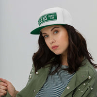 Queens CC Street Sign Flat Bill Cap - Queens Country Club