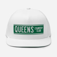 Queens CC Street Sign Flat Bill Cap - Queens Country Club