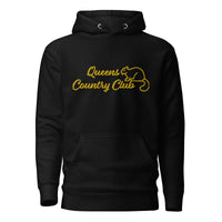 Men's Queens Country Club Embroidery Hoodie - Queens Country Club