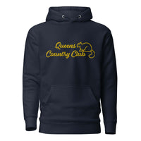 Men's Queens Country Club Embroidery Hoodie - Queens Country Club