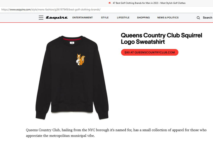 Queens Country Club featured on Esquire.com