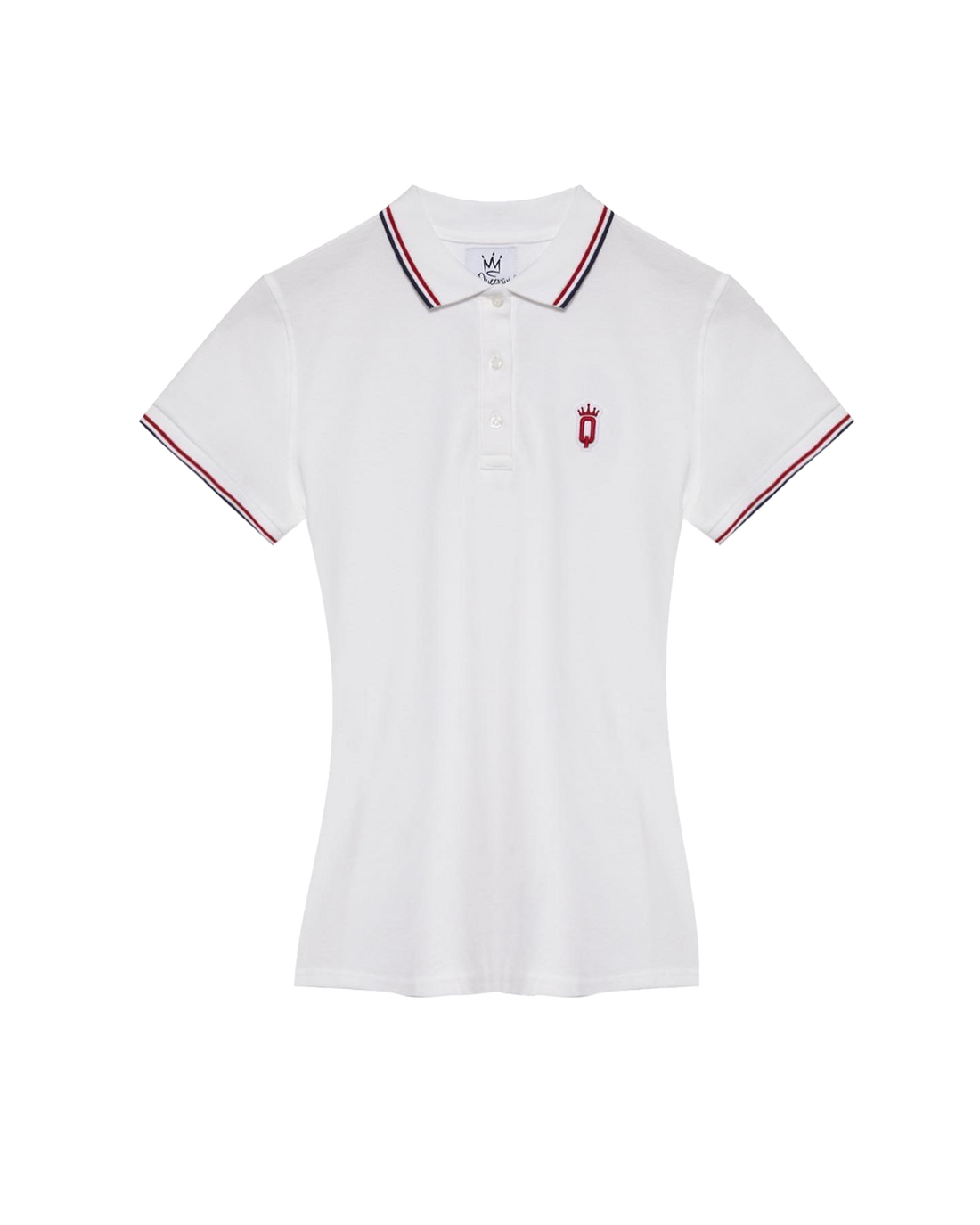 Women's Crown Q Logo Polo Shirts – product view 1, Queens golf apparel by Queens Country Club