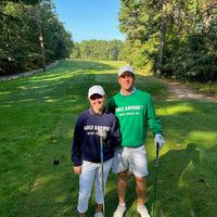 "Golf Anyone?" Sweater - Queens Country Club with Golf Couple