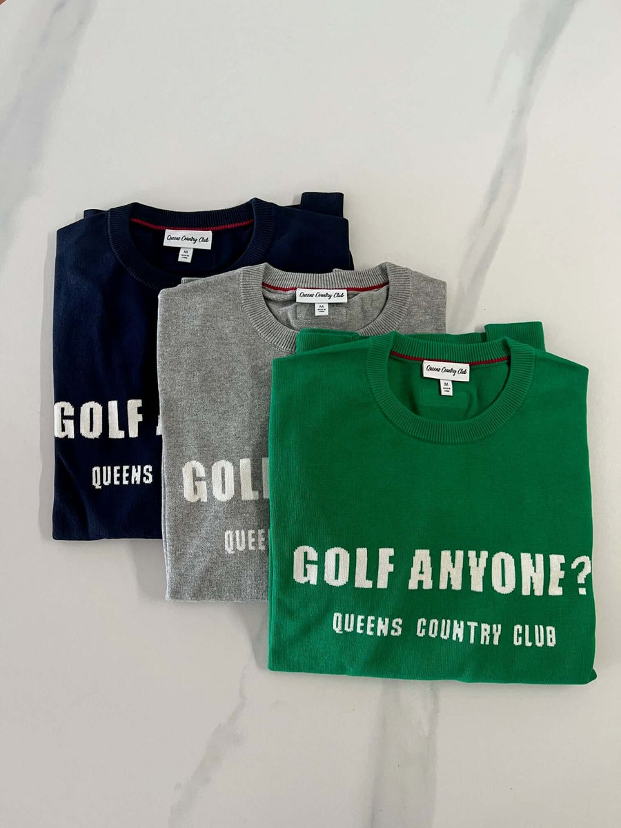 "Golf Anyone?" Sweater - Queens Country Club