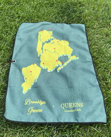 QCC Golf Towel - Masters Theme - Queens Country Club