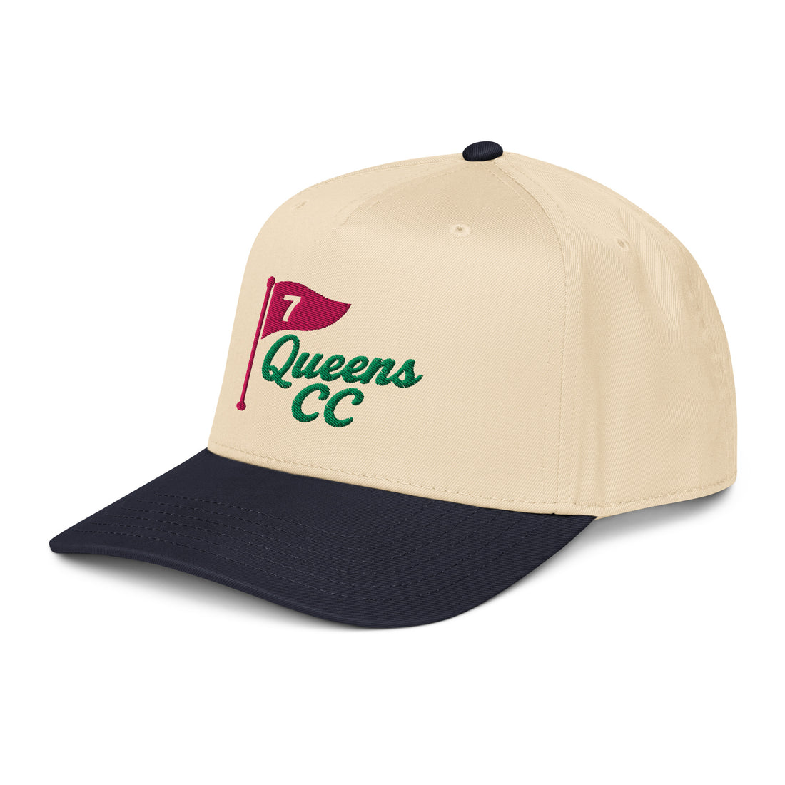 QCC NO. 7 Golf Cap in Navy Brim