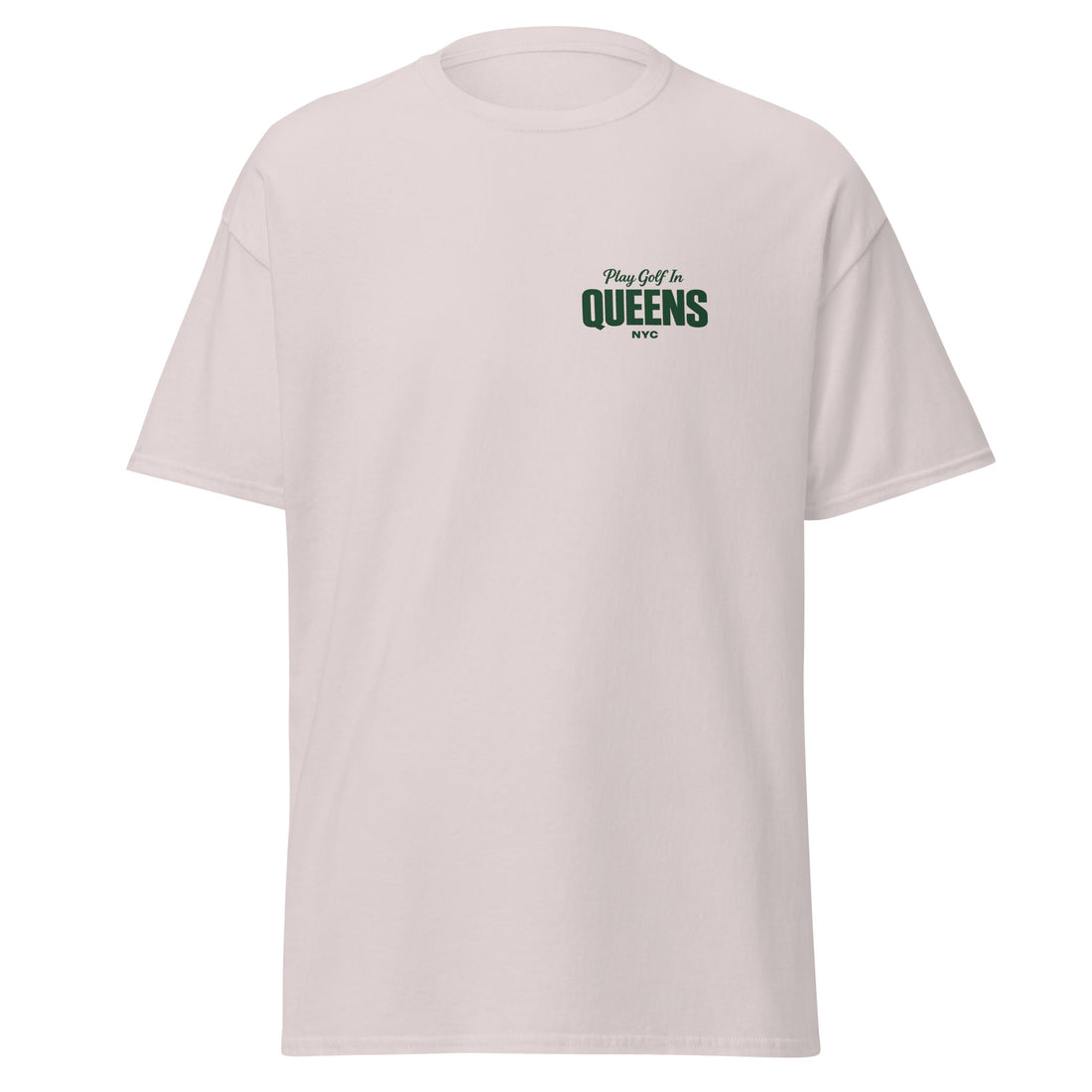  Queens Country Club Golf Society T-shirt front print Play Golf in Queens NYC golf lifestyle apparel
