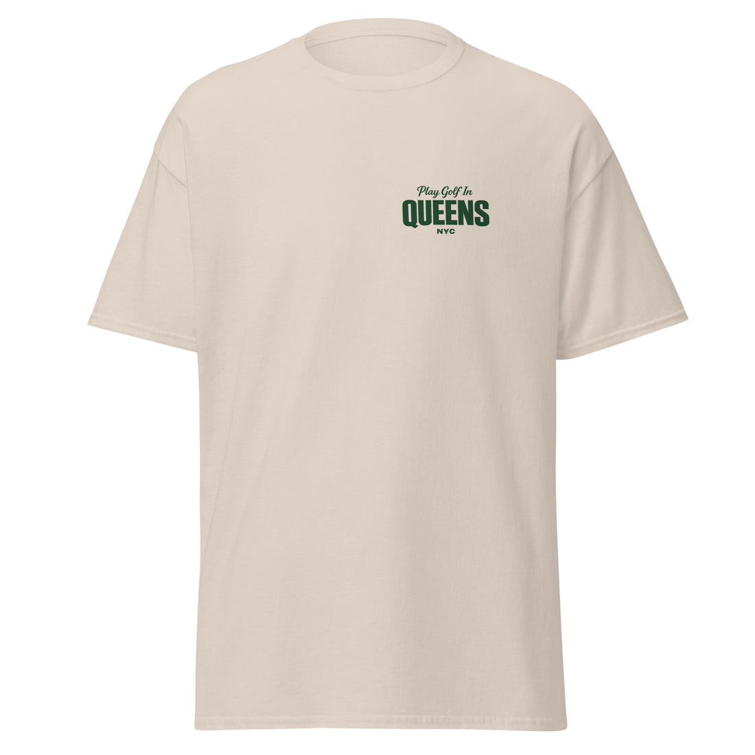  Queens Country Club Golf Society T-shirt front print Play Golf in Queens NYC golf lifestyle apparel