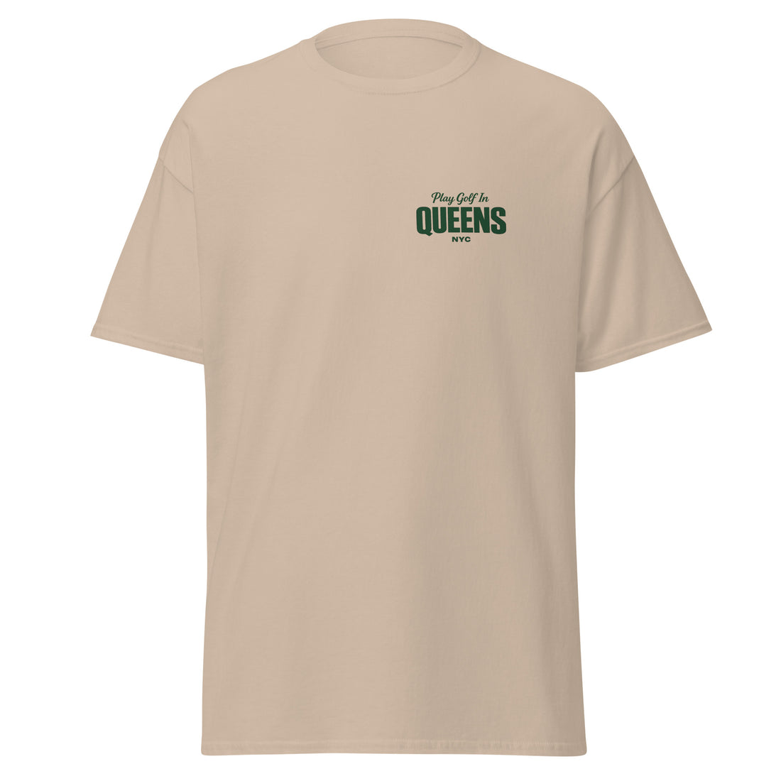  Queens Country Club Golf Society T-shirt front print Play Golf in Queens NYC golf lifestyle apparel