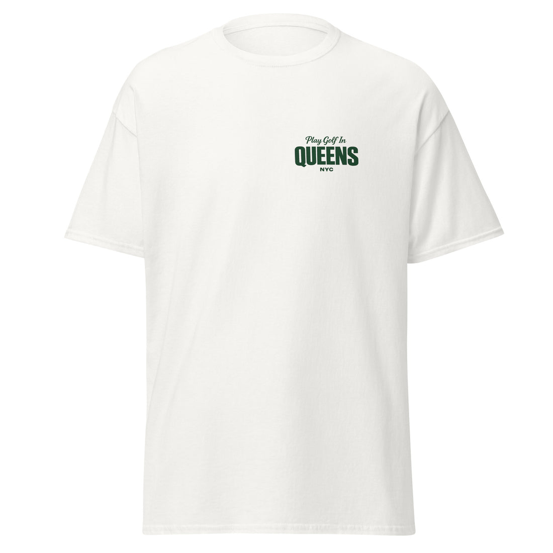  Queens Country Club Golf Society T-shirt front print Play Golf in Queens NYC golf lifestyle apparel