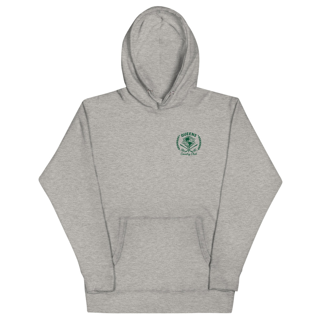     Queens UNISPHERE GOLF BALL LOGO HOODIE CARBON GREY