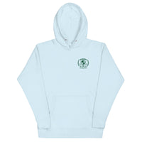   Queens UNISPHERE GOLF BALL LOGO HOODIE SKY BLUE