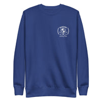 Queens Unisphere Golf Ball Tee Sweatshirts Blue Front