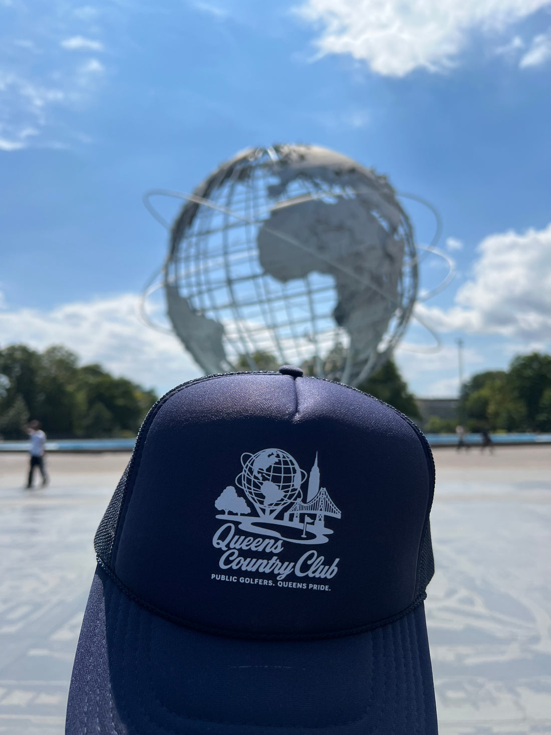 Queens Unisphere Golf Foam trucker hat - Queens Country Club