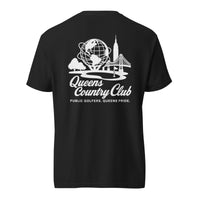 'Queens Country Club' logo on the front and back. Queens Unisphere Golf Tee  