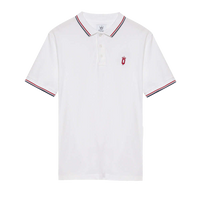 Men's Crown Q Logo Polo Shirts – front view, Queens golf apparel by Queens Country Club