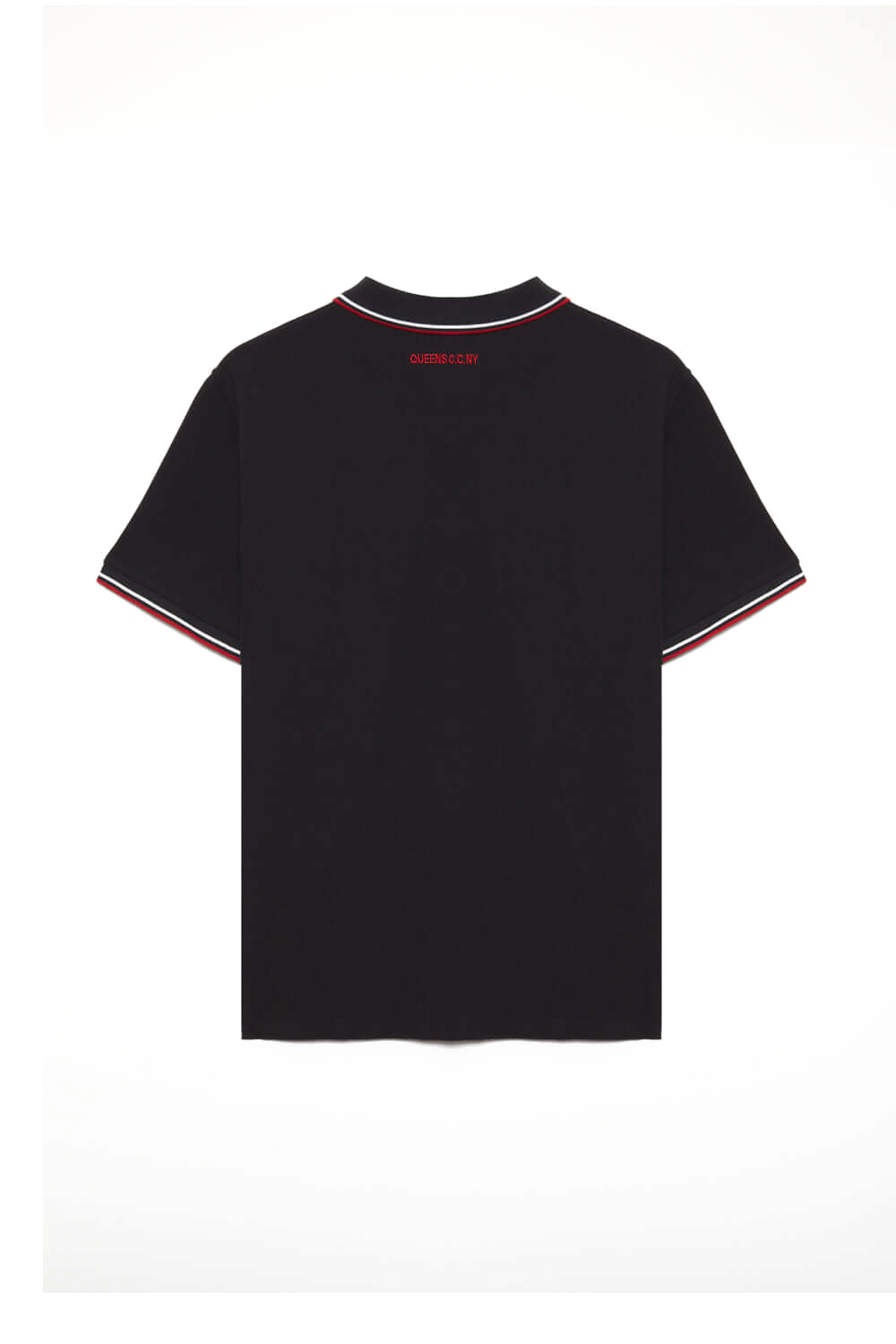 Men's Crown Q Logo Polo Shirts – product view 2, Queens golf apparel by Queens Country Club