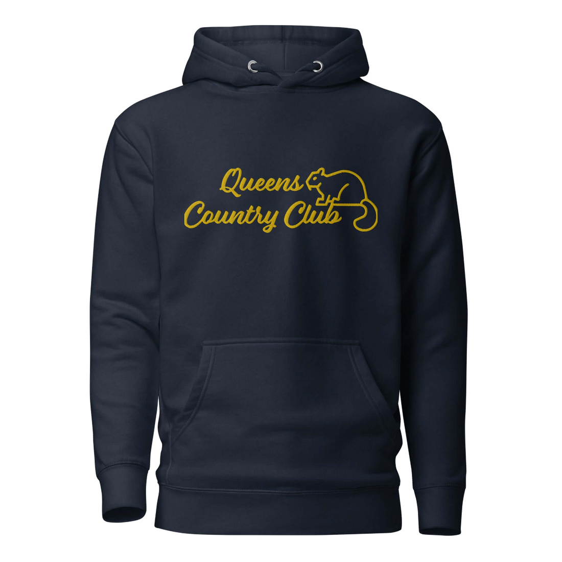 Men's Queens Country Club Embroidery Hoodie — product image 4