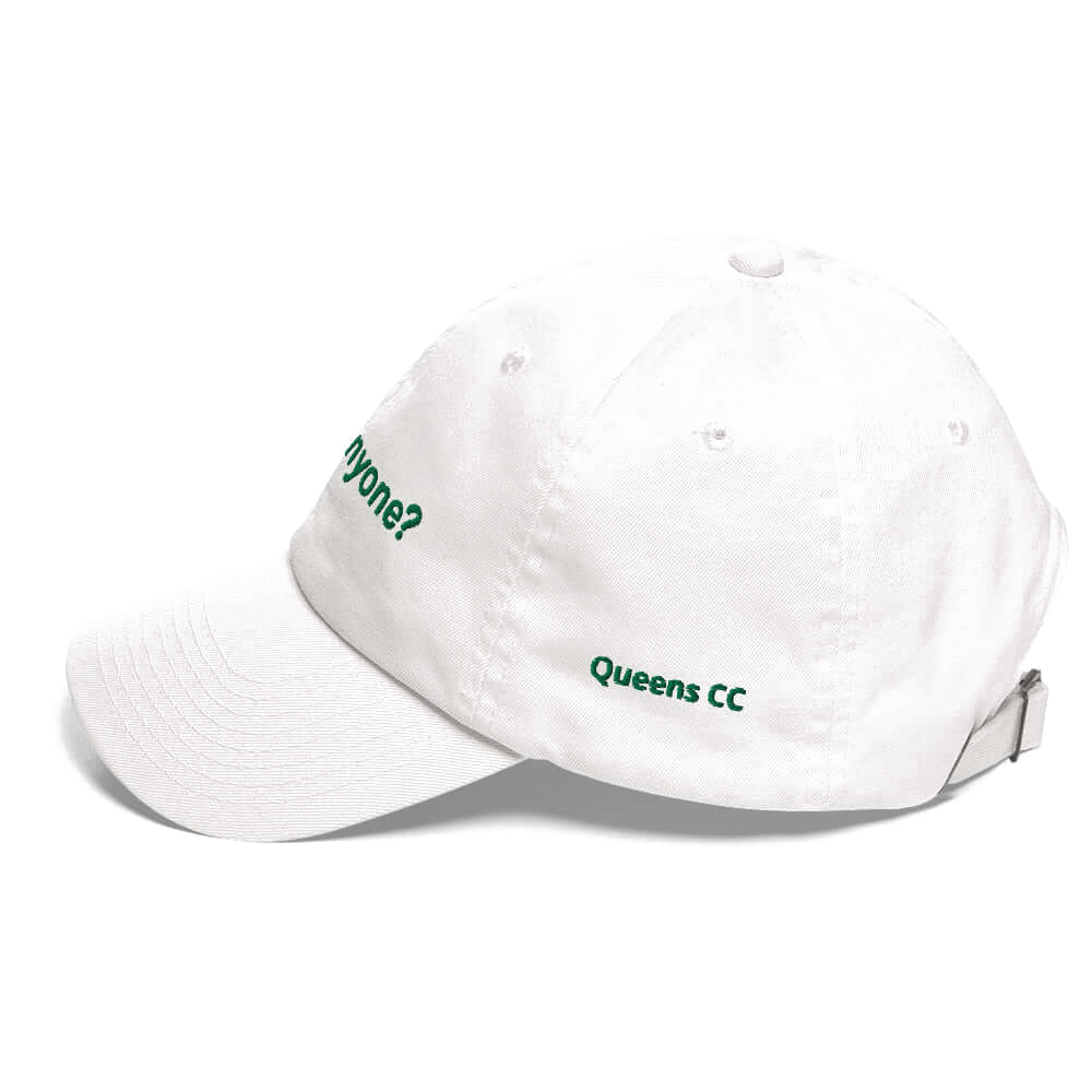 "Golf Anyone?" Dad hat – product view 4, Queens golf apparel by Queens Country Club
