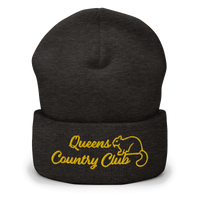 Queens Country Club with Squirrel Embroidery Cuffed Beanie — product image 4