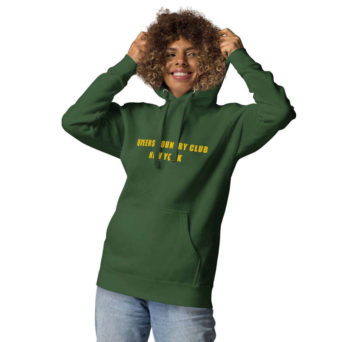 QCC NYC Masters Hoodie Green | Queens Country Club