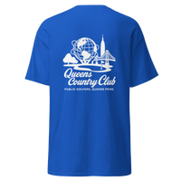 Queens Unisphere Golf Tee – product view 4, Queens golf apparel by Queens Country Club